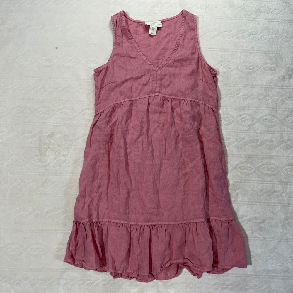 Cynthia Rowley 100% Linen Sleeveless Dress